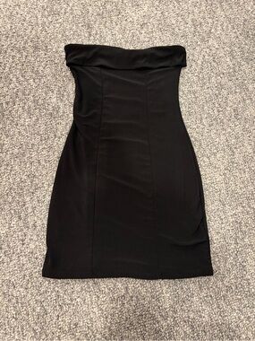 Cheryl Kids Strapless Black Bodycon Dress